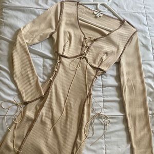 TAN DRESS
